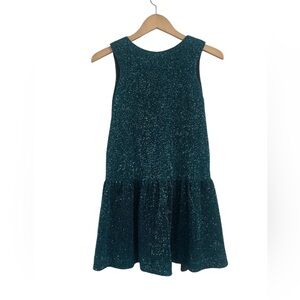 Sparkling Teal Sequin Dress for Kids size 12